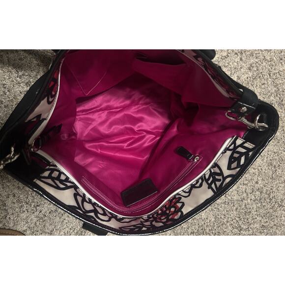 Coach Tote Bag - Poppy Daisy Floral Graffiti Kyra B1120-F16914 With Dust Bag - Picture 9 of 16